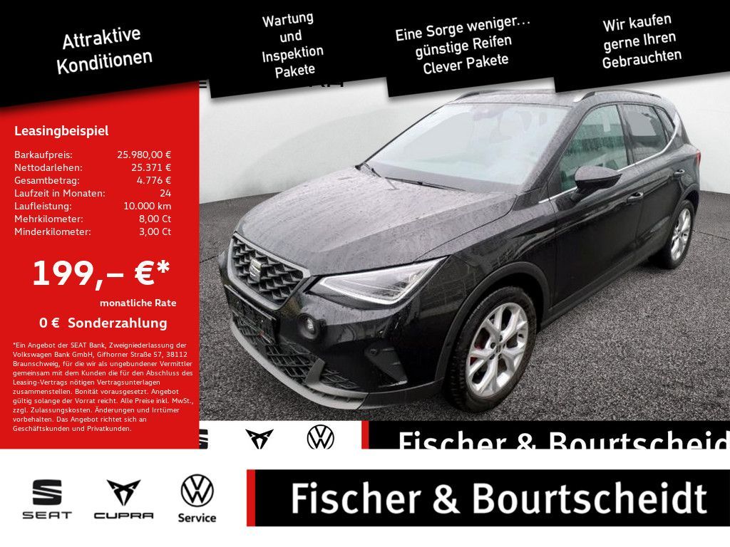 Seat Arona 1.5 TSI FR KAMERA NAVI AHK ACC FACEL. LED Leasing