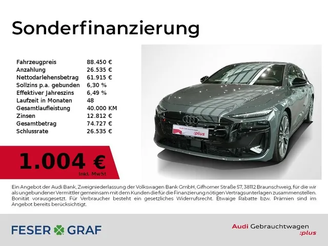 Audi S6 e-tron Avant Tech pro AHK,B&O,HUD,Sitzbel