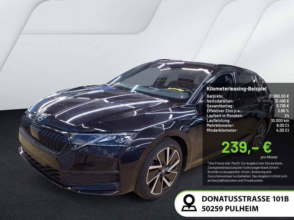Skoda Octavia 2.0 TDI Sportline HUD LED NAVI AHK 360° Leasing