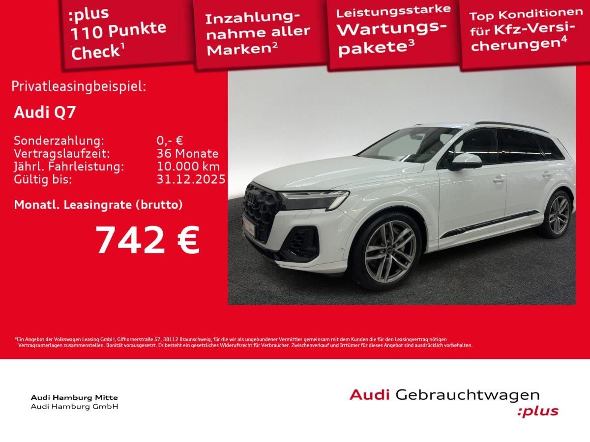 Audi Q7 55 TFSI e S line quattro tiptronic AHK Luftfed. Matrix Leasing
