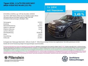 Volkswagen Tiguan GOAL 1.5 eTSI DSG AHK NAVI AREA-VIEW SHZ