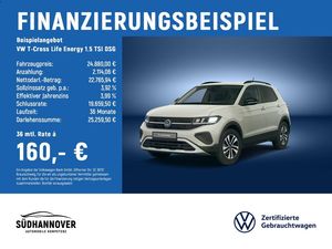 Volkswagen T-Cross Life Energy 1.5 TSI DSG NAVI+SHZ+PDC+LED