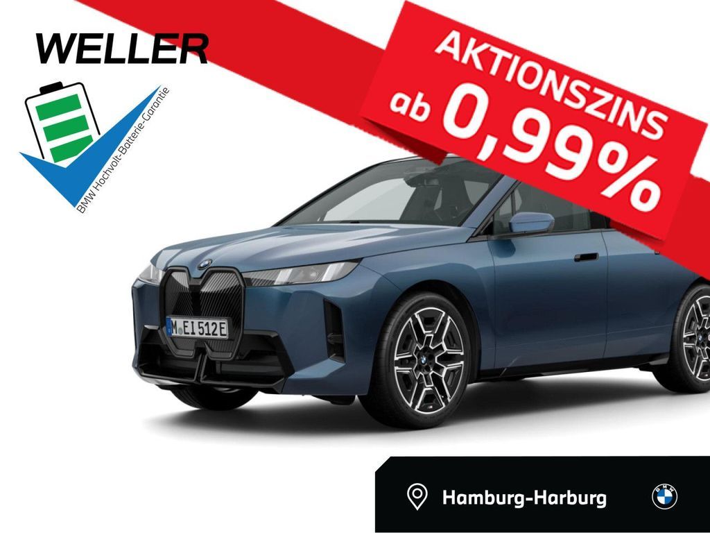 BMW iX xDr 60 M SPORT SkyL,AHK,360°,Lea.o.Anz.695,- Leasing