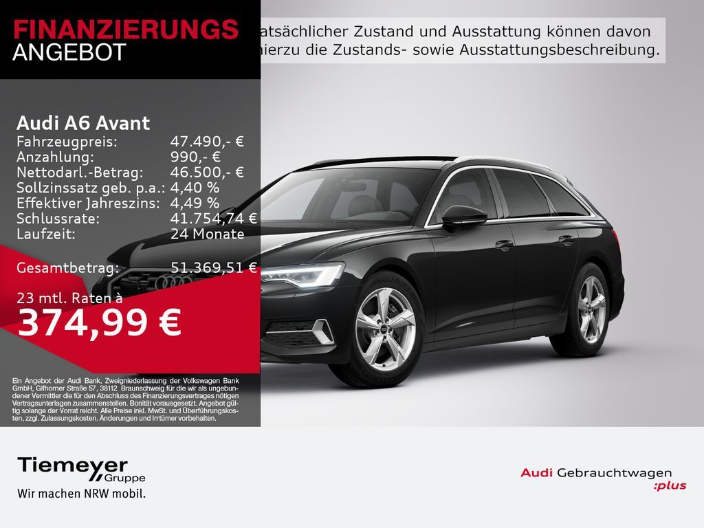 Audi A6 Avant 45 TFSI Q ADVANCED AHK PANO MATRIX LEDE Leasing