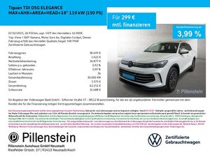 Volkswagen Tiguan TDI DSG ELEGANCE MAX+AHK+AREA+HEAD+18"