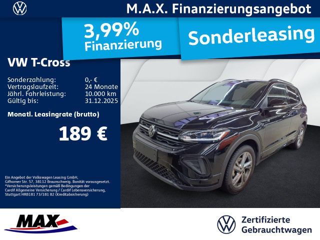 Volkswagen T-Cross 1.5 TSI DSG R LINE IQ.LIGHT+AHK+ACC+NAVI Leasing