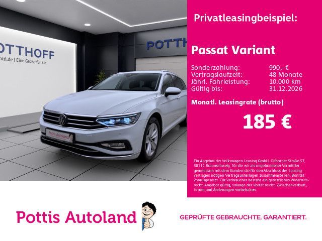 Volkswagen Passat Variant 2.0 TDI DSG ELEGANCE NAVI KAMERA Leasing