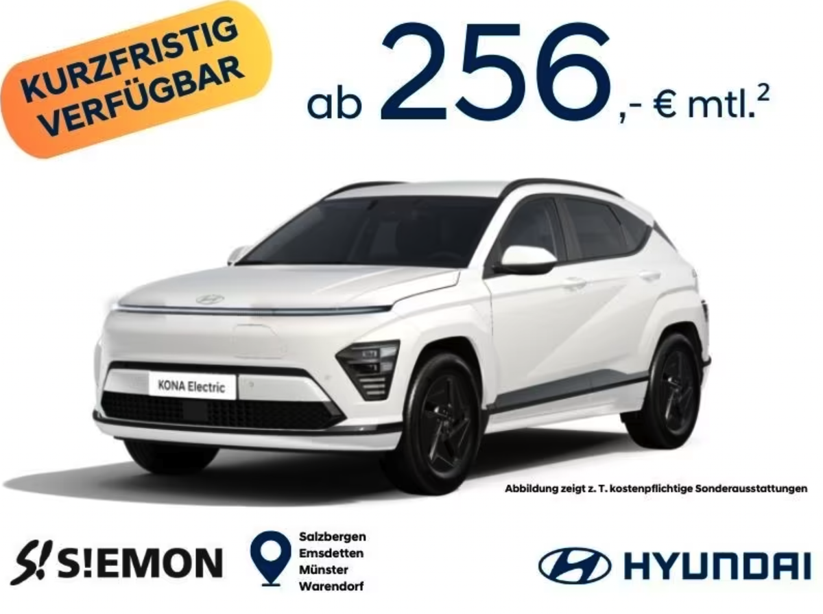 Hyundai Hyundai KONA Elektro Trend 115 kW 48,4kWh MY25 Leasing