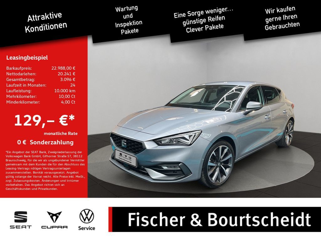 Seat Leon 1.5 FR ERDGAS PDC SHZ KAMERA NAVI ACC LED Leasing