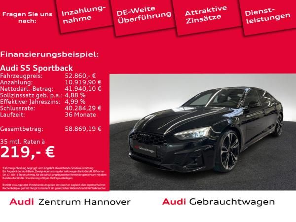 Audi S5 Sportback competition edition 55 TDI quattro Matrix Kamera virtual Navi Leasing