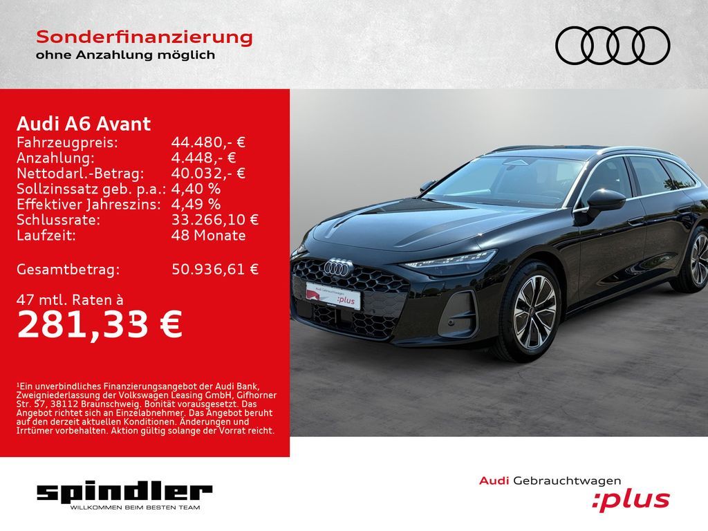 Audi A6 Avant TDI S-tronic/ Pano, Matrix, 360°, Tech+ Leasing