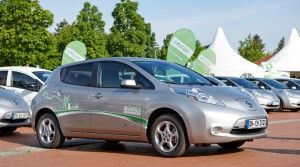 Das Elektroauto Nissan Leaf. Bildquelle: ehomeprojekt.de