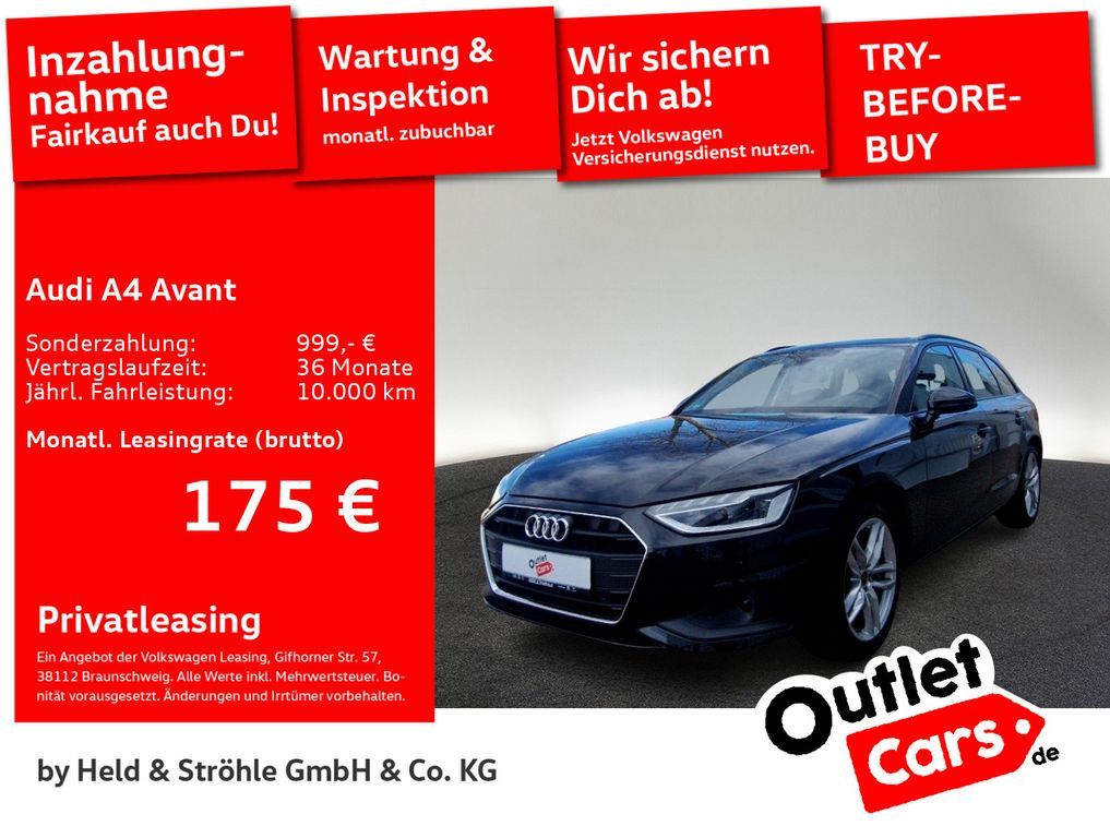 Audi A4 Avant 40 TDI S tronic AHK MATRIX NAV+ PDC SHZ Leasing