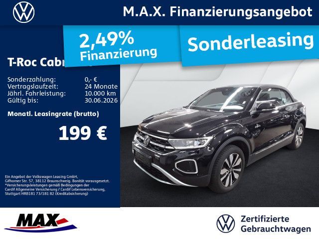 Volkswagen T-Roc Cabriolet 1.0 TSI STYLE GOAL LED+KAMERA+PD Leasing
