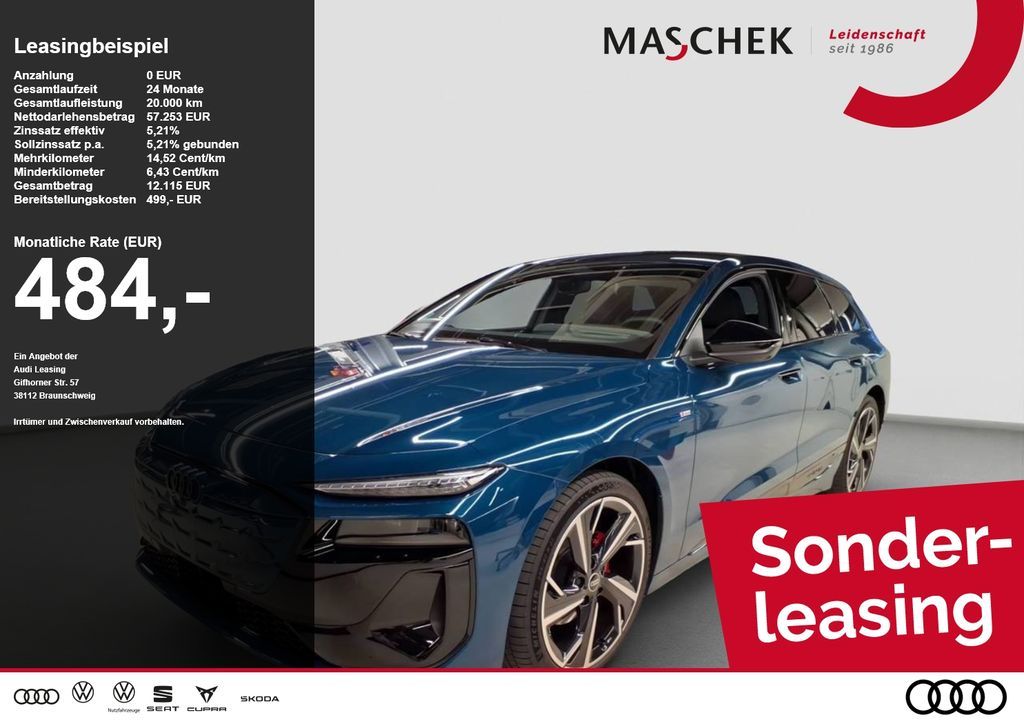 Audi A6 e-tron Avant S line AHK HUD 360° LM21 Matrix Leasing