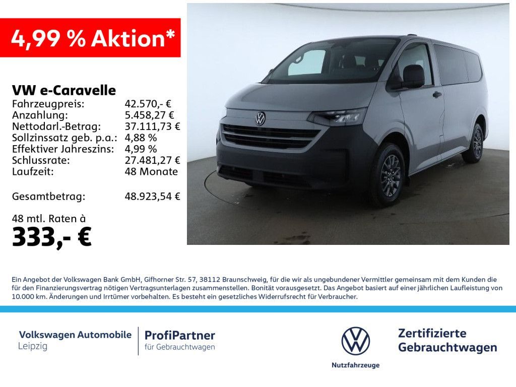 Volkswagen e-Caravelle *9-Sitzer*GRA*LED*RFK*Einparkhilfe Leasing