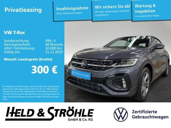 Volkswagen T-Roc Cabrio R-LINE 1.5 TSI DSG LED+ NAV AHK 17