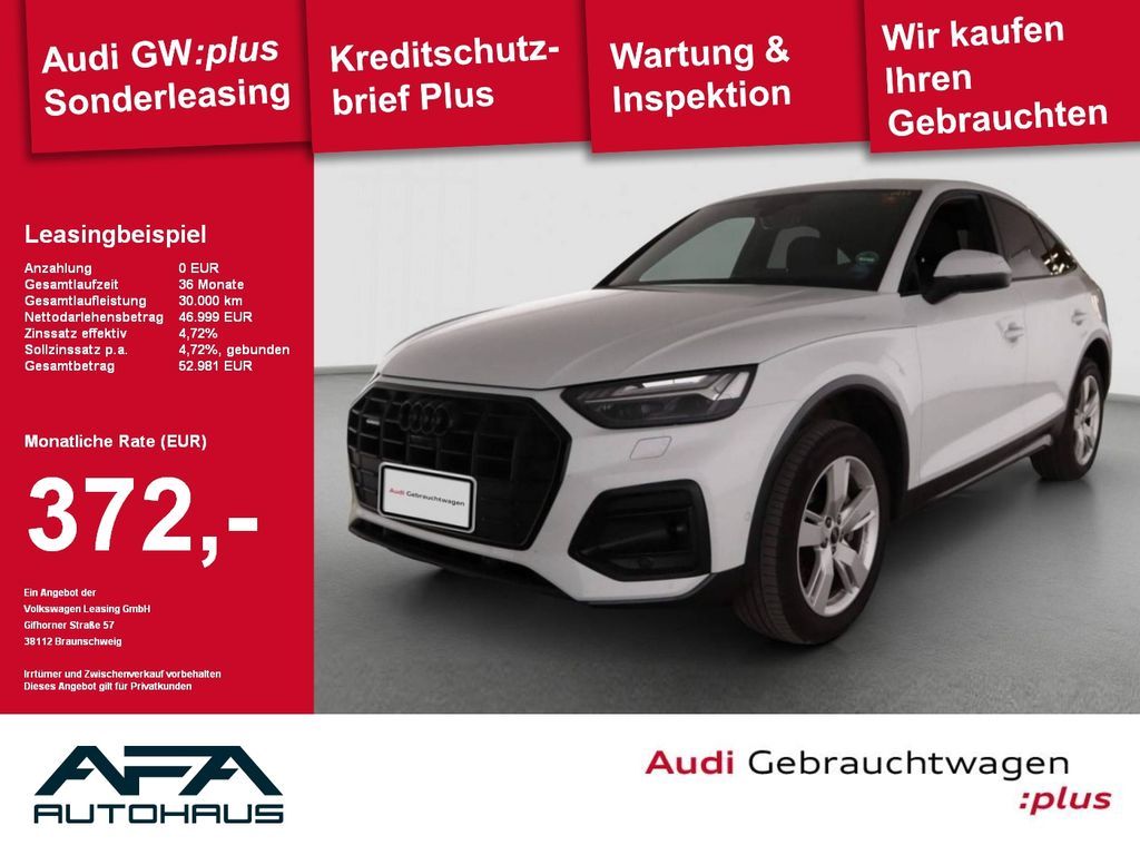 Audi Q5 Sportback 45 TFSI Advanced qu. AHK*Matrix*360 Leasing