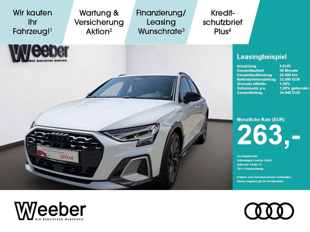 Audi A3 allstreet Hybrid *AHK*MATRIX*SONOS*KAMERA*5J Leasing