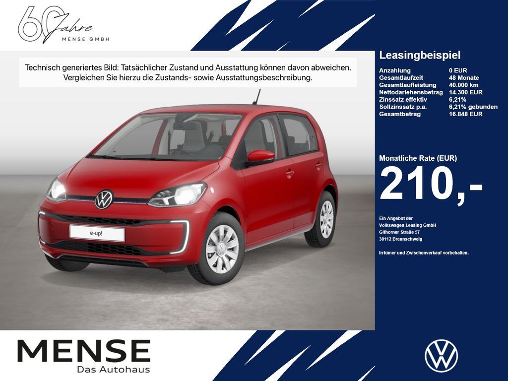 Volkswagen e-up! move up ! Kamera KlimaA PDC AUT Leasing