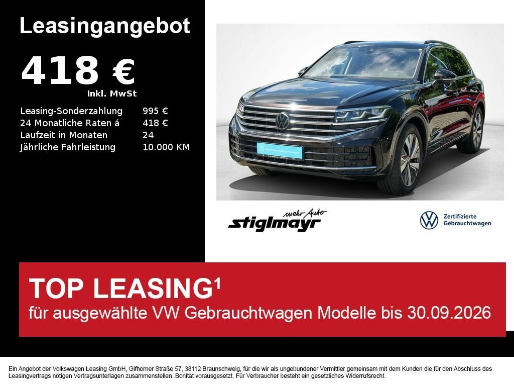 Volkswagen Touareg Elegance 4Motion 3.0 TDI +LUFT+Head-Up+ Leasing