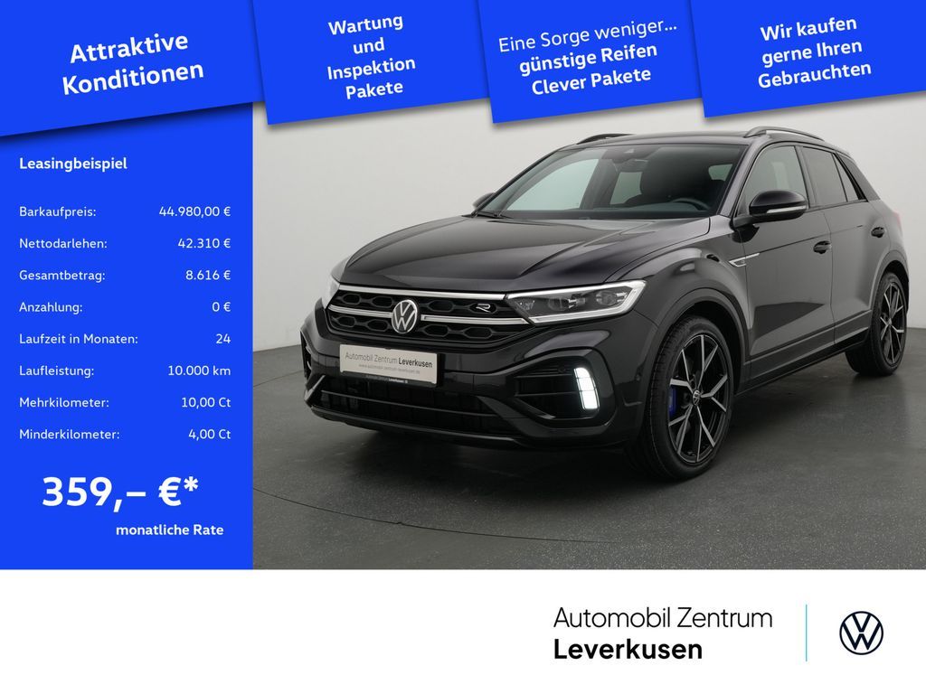 Volkswagen T-Roc R MATRIX PANO AHK AKRAPOVIC ACC LEDER NAVI Leasing