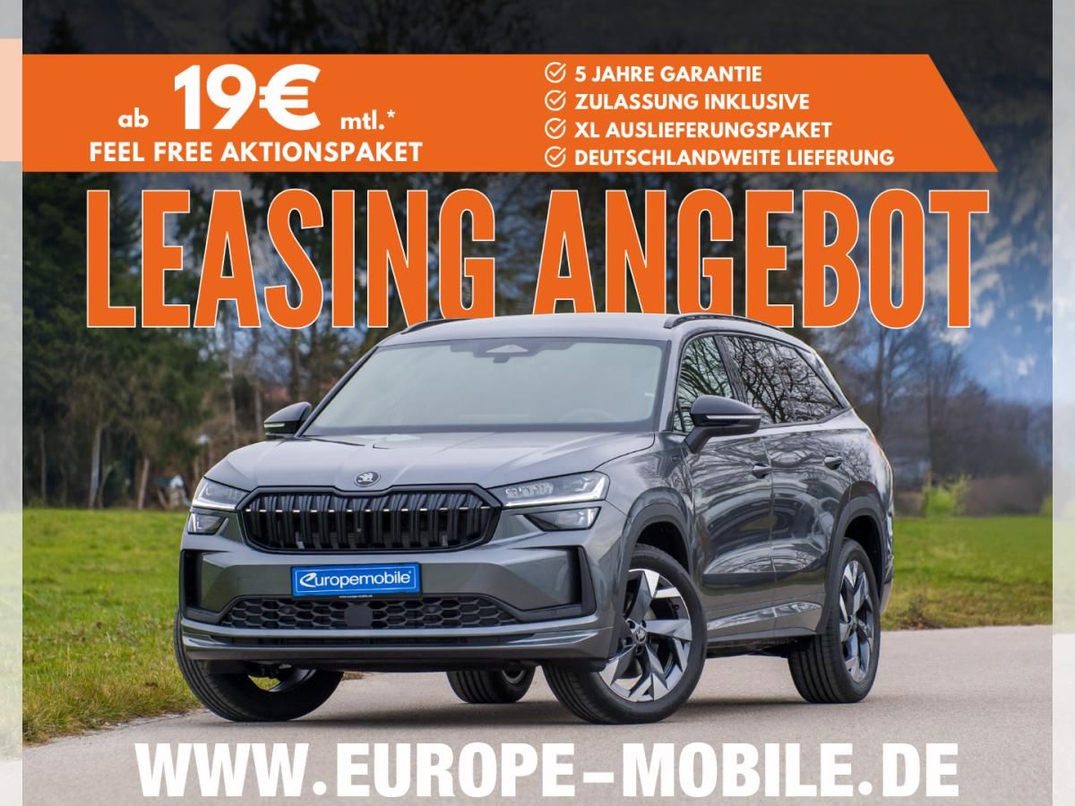 Skoda Kodiaq SPORTLINE 2.0 TDI DSG 4x4 142 kW (UVP 64.430€/SOFORT) 7-SITZE/STANDHZG/CANTON/MATRIX/NAV/KESSY/AHK/U Leasing