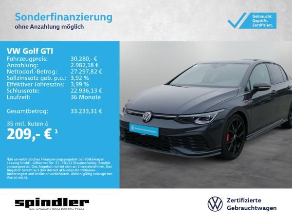 Volkswagen Golf GTI Clubsport VIII 2.0TSI DSG BlackStyle Leasing