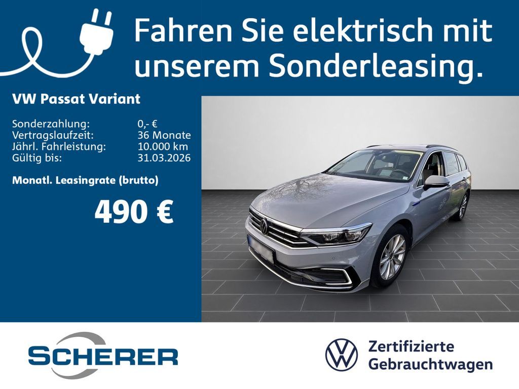 Volkswagen Passat Variant GTE 1.4 TSI eHYBRID DSG IQ.LIGHT Leasing