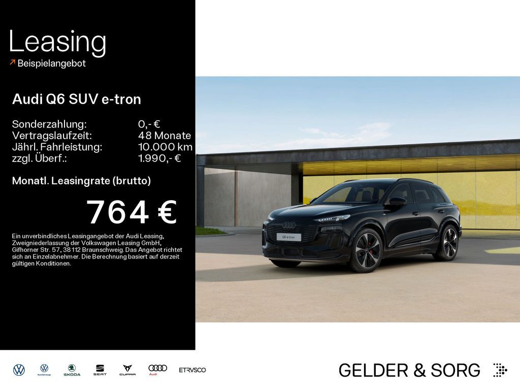 Audi Q6 SUV e-tron qu. s-line *AHK*Pano*B&O*HeadUP Leasing