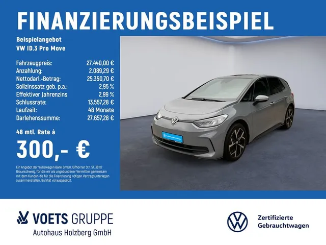 Volkswagen ID.3 Pro Move ergoActive+ACC+RFK