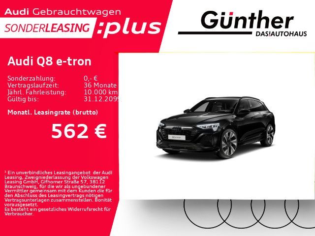 Audi Q8 e-tron 55 QUATTRO S LINE+AHK+HUD+MATRIX+B&O+ Leasing