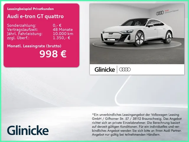 Audi e-tron GT quattro NEUBESTELLUNG