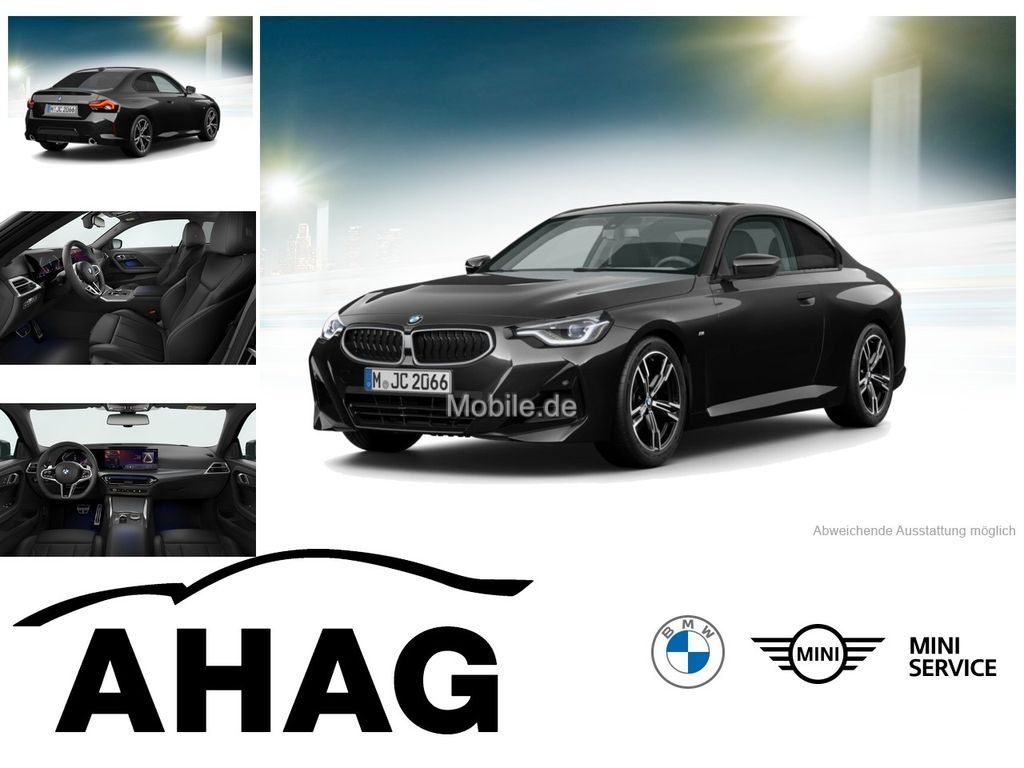 BMW 220i Steptronic Coupe Navi Glasdach Bluetooth Leasing