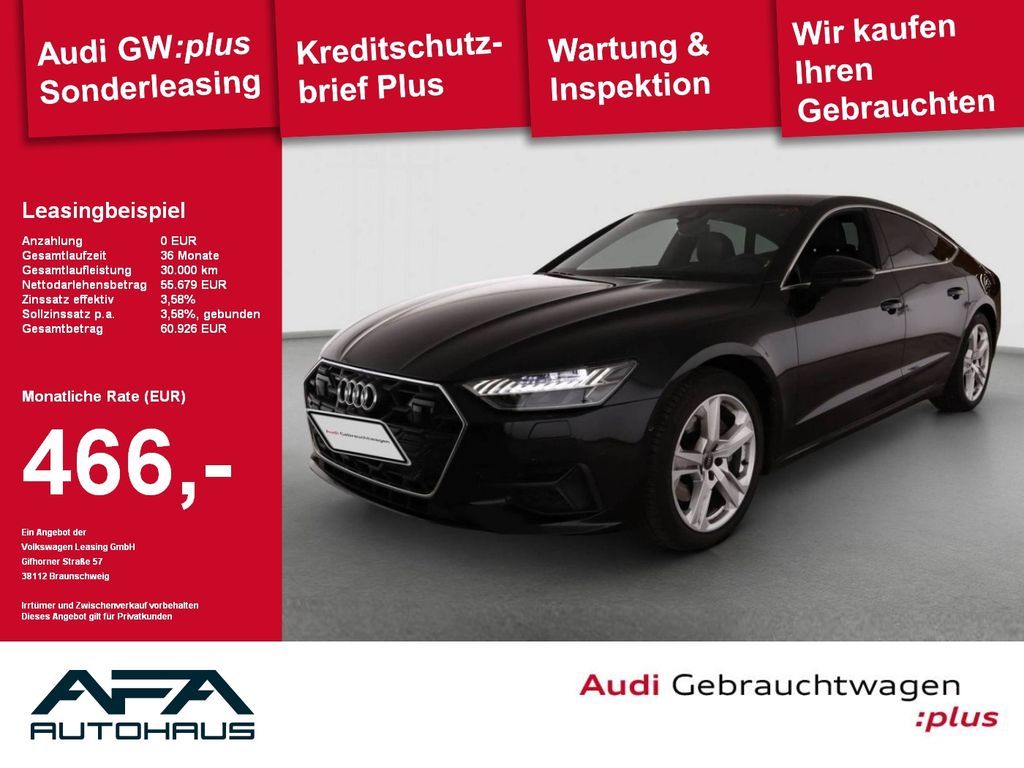 Audi A7 Sportback 45 TDI qu. S tr. Pano*HD.Matrix*AHK Leasing