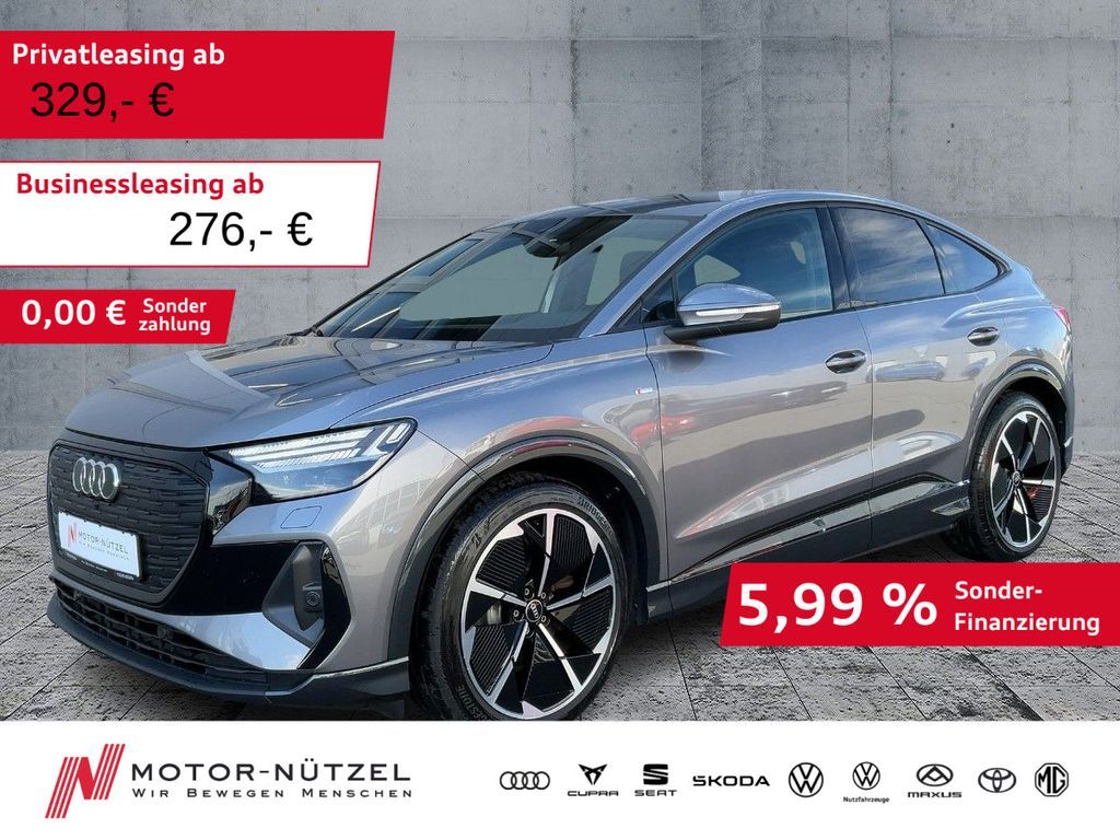 Audi Q4 Sportback e-tron S-LINE MATRIX+NAVI+RFK+ACC Leasing