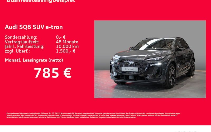 Audi Sq6-e-tron Quattro 5dr Kauf