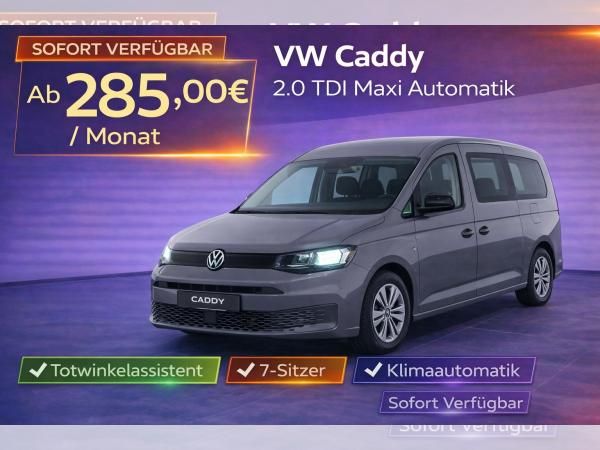 Volkswagen Caddy Maxi TDI DSG 7-Sitzer Winterpaket|ACC|Kamera|Sofort Verfügbar! Leasing