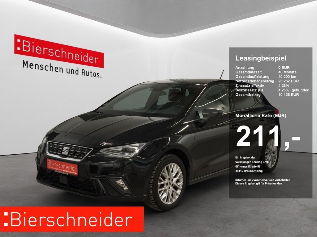 Seat Ibiza 1.0 TSI DSG Xcellence LED NAVI ACC PDC KAM Leasing