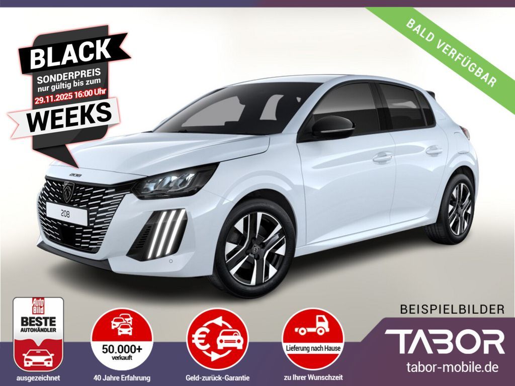 Peugeot 208 MHEV 110 DSC6 Allure 2xPDC LED CarPlay Temp Leasing