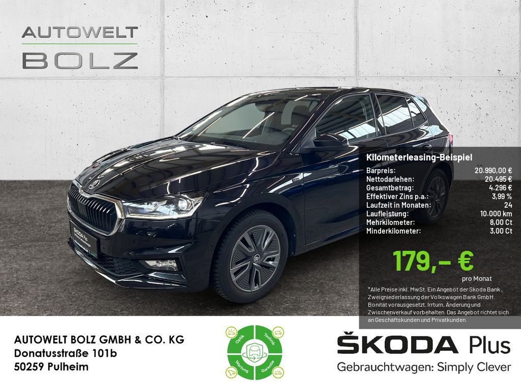 Skoda Fabia 1.0 TSI Tour PDC SHZ KAMERA ACC LED NAVI Leasing