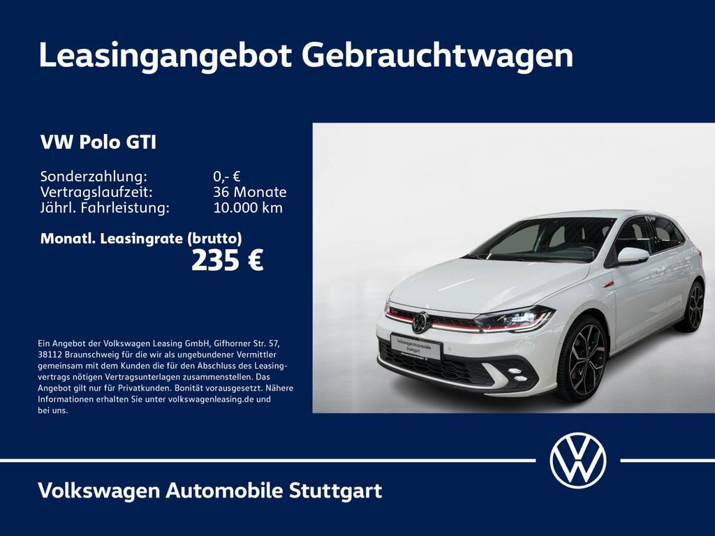 Volkswagen Polo GTI DSG Navi Kamera Tempomat Leasing