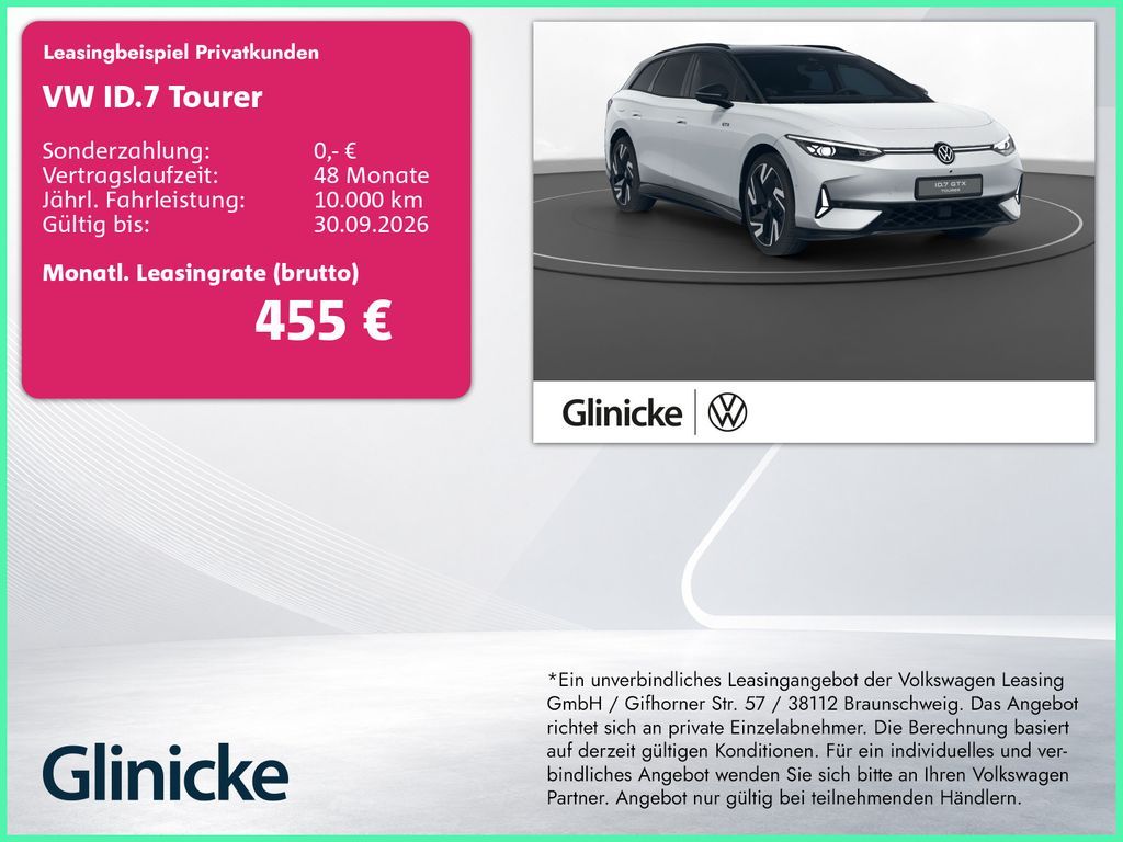 Volkswagen ID.7 Tourer GTX 4M AHK Matrix LM 21