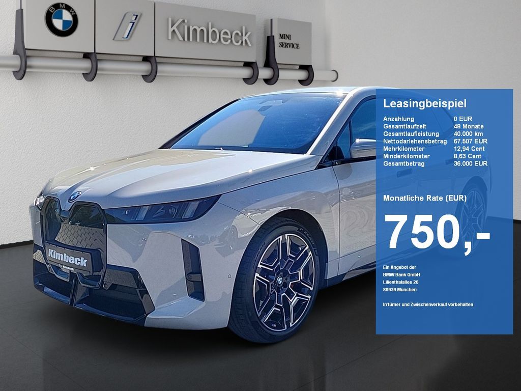 BMW iX xDrive45 M SPORT PRO Sitzbelüf Allradlenk 360 Leasing