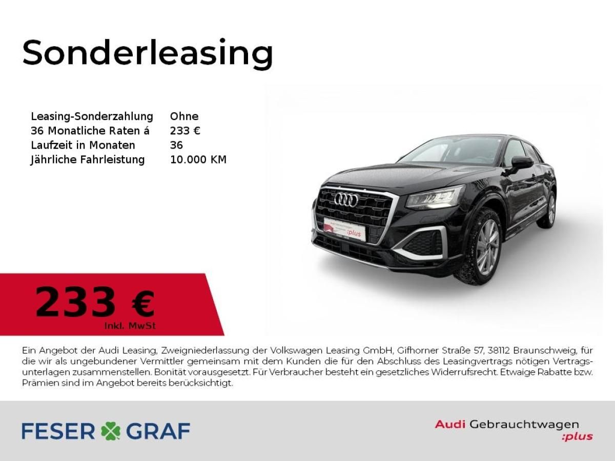Audi Q2 Advanced 35TFSI Navi+/SHZ/Kamera/CarPlay/GRA Leasing