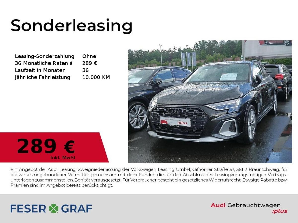 Audi A3 allstreet 40 TFSI e NAVI/KAMERA/SONOS Leasing