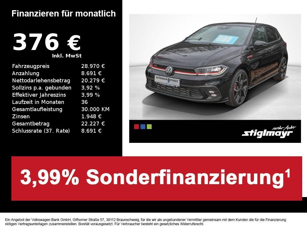 Volkswagen Polo GTI 2.0 TSI DSG BEATS+IQ-LIGHT+KAMERA+NAVI Leasing
