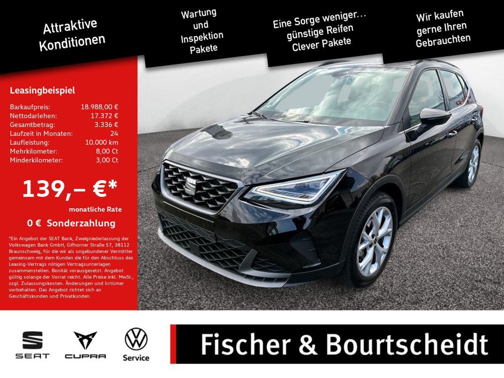 Seat Arona 1.0 TSI FR KLIMA PDC NAVI FACELIFT LED Leasing