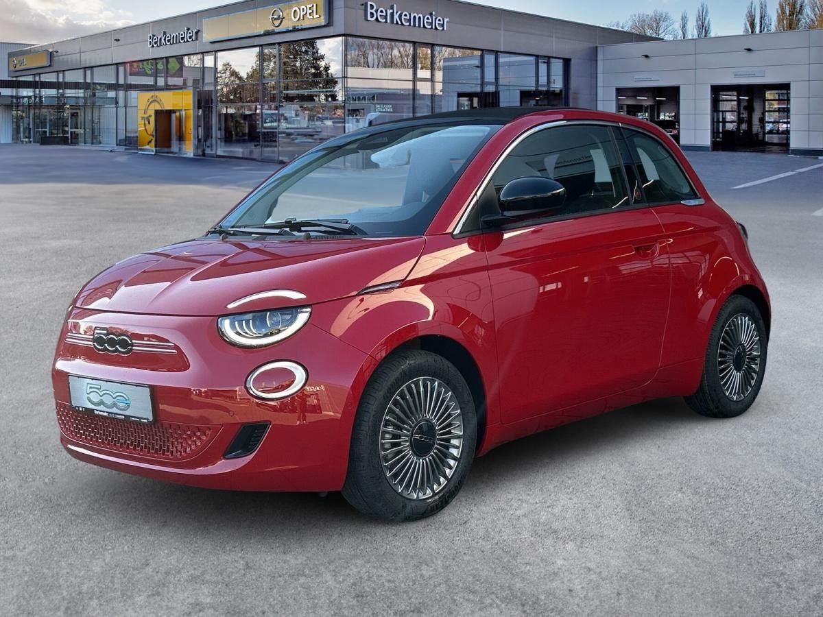 Fiat 500e Cabrio RED  🌟 LED / Kamera / Sitzheizung🌟 Leasing