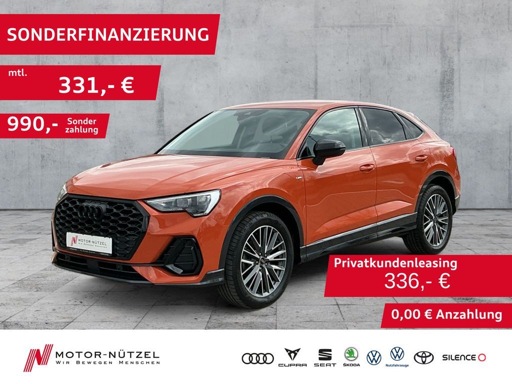 Audi Q3 Sportback 35 TFSI S-TR S-LINE 5JG+LED+NAV+AHK Leasing